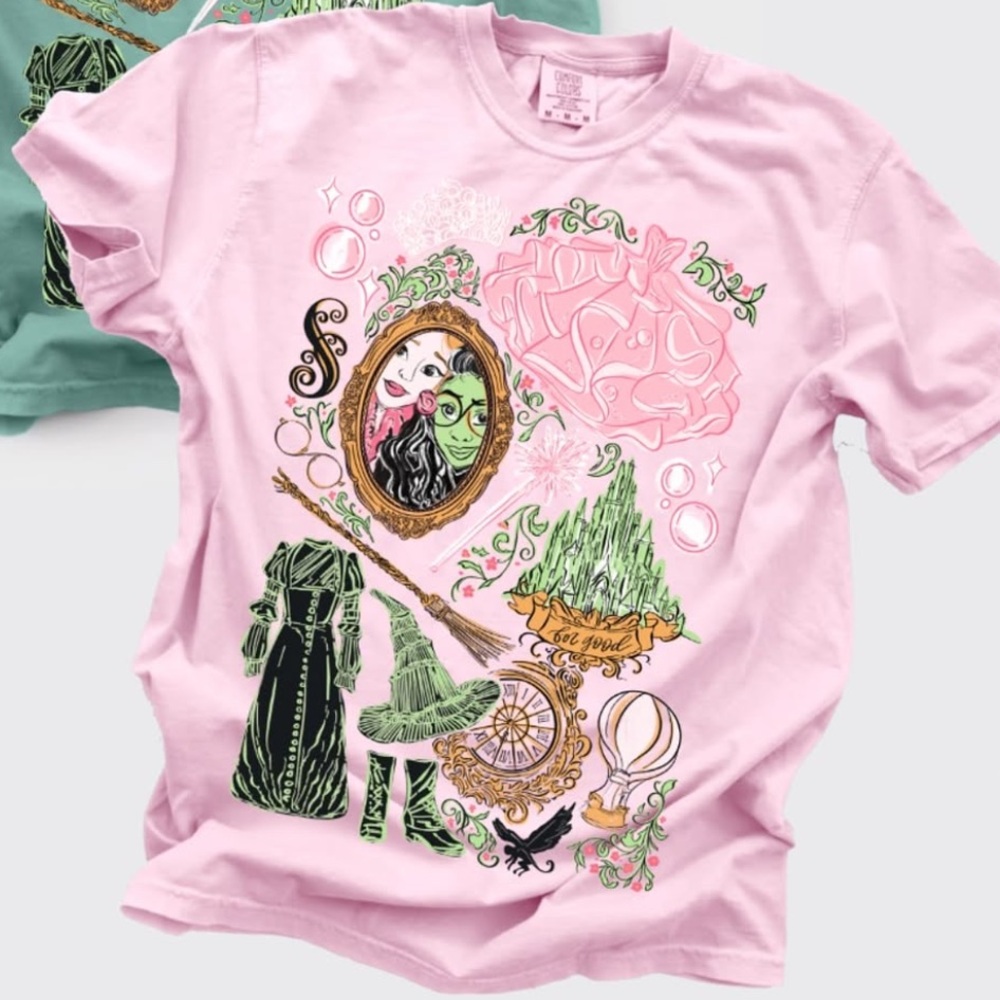 Wicked Inspired Elphaba, Glinda, Emerald City / Oz Short Sleeve Unisex Shirt